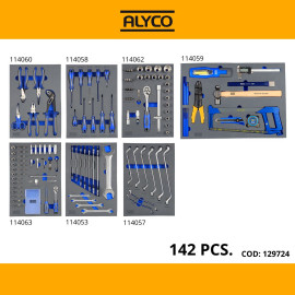 CHARIOT MÉTALLIQUE 7 TIROIRS ANTI-BASCULEMENT AVEC OUTILS ALYCO